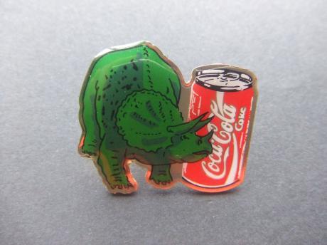 Coca Cola Blikje met dinosaurus